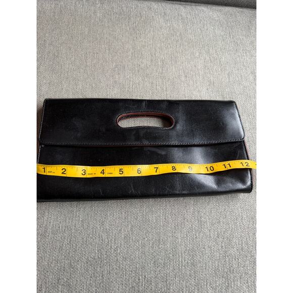 Hobo International Katrina Leather Clutch Black - Picture 6 of 7